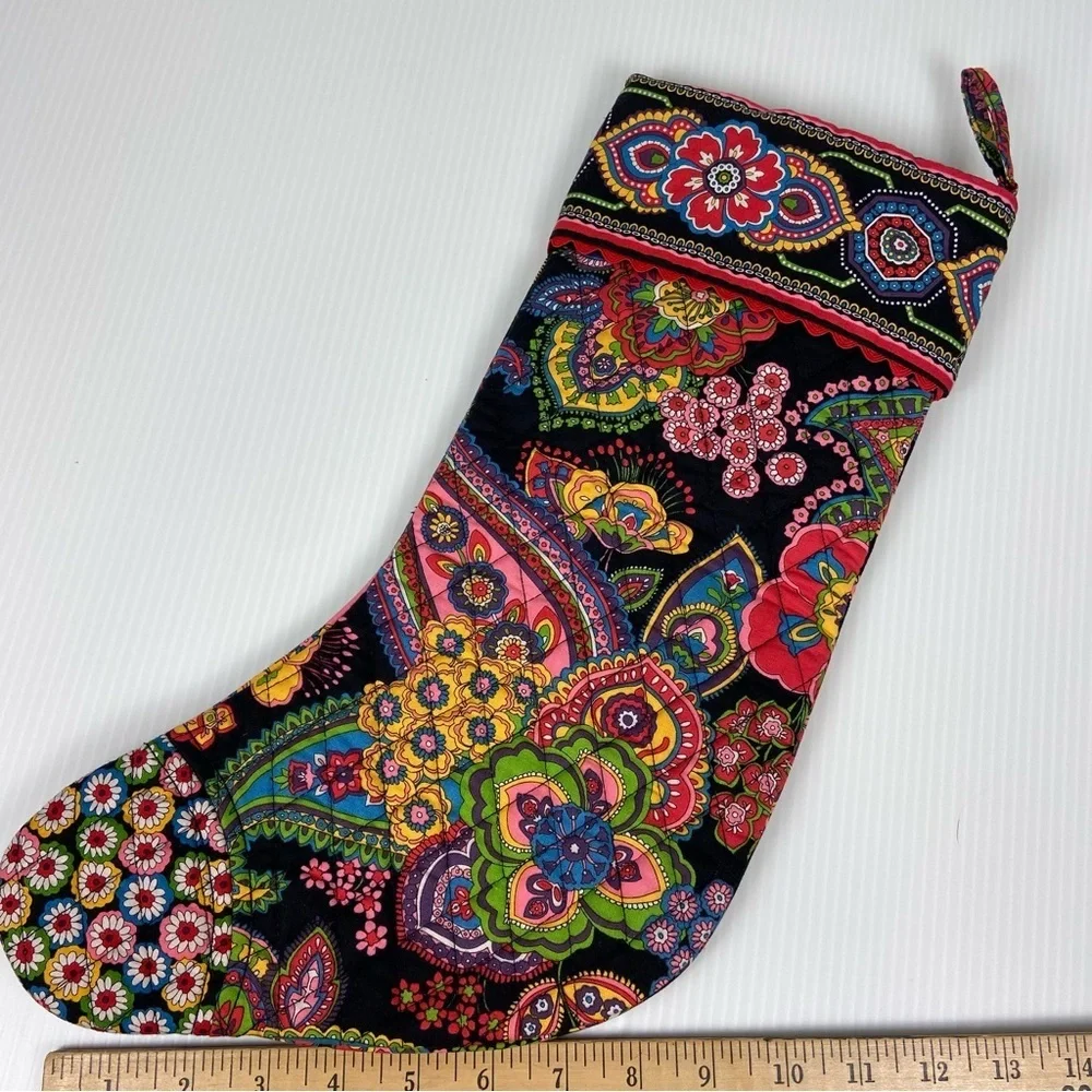 Vera Bradley Symphony in Hue Christmas Stocking – Retired Print